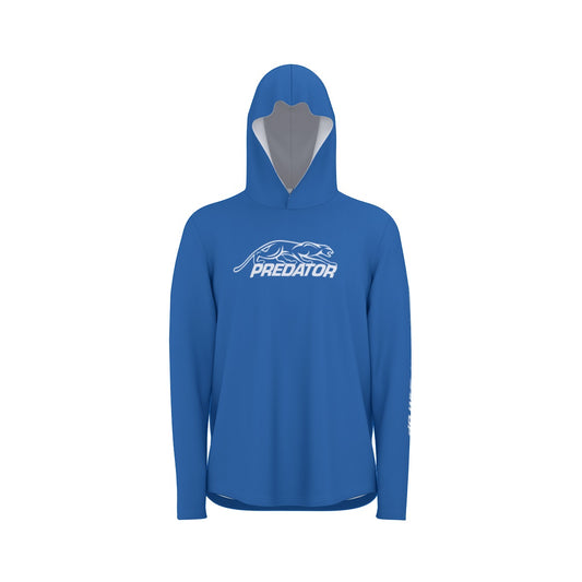 Predator Blue Lightweight Hooded Jersey