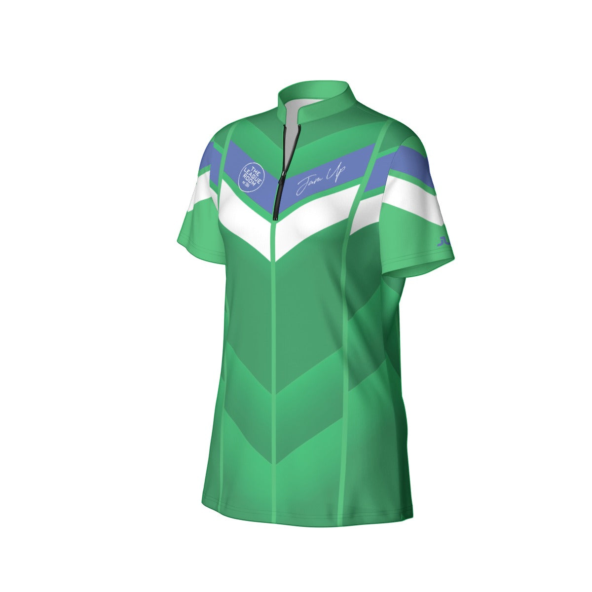 The League Room  Shield Green Women's Sport Collar