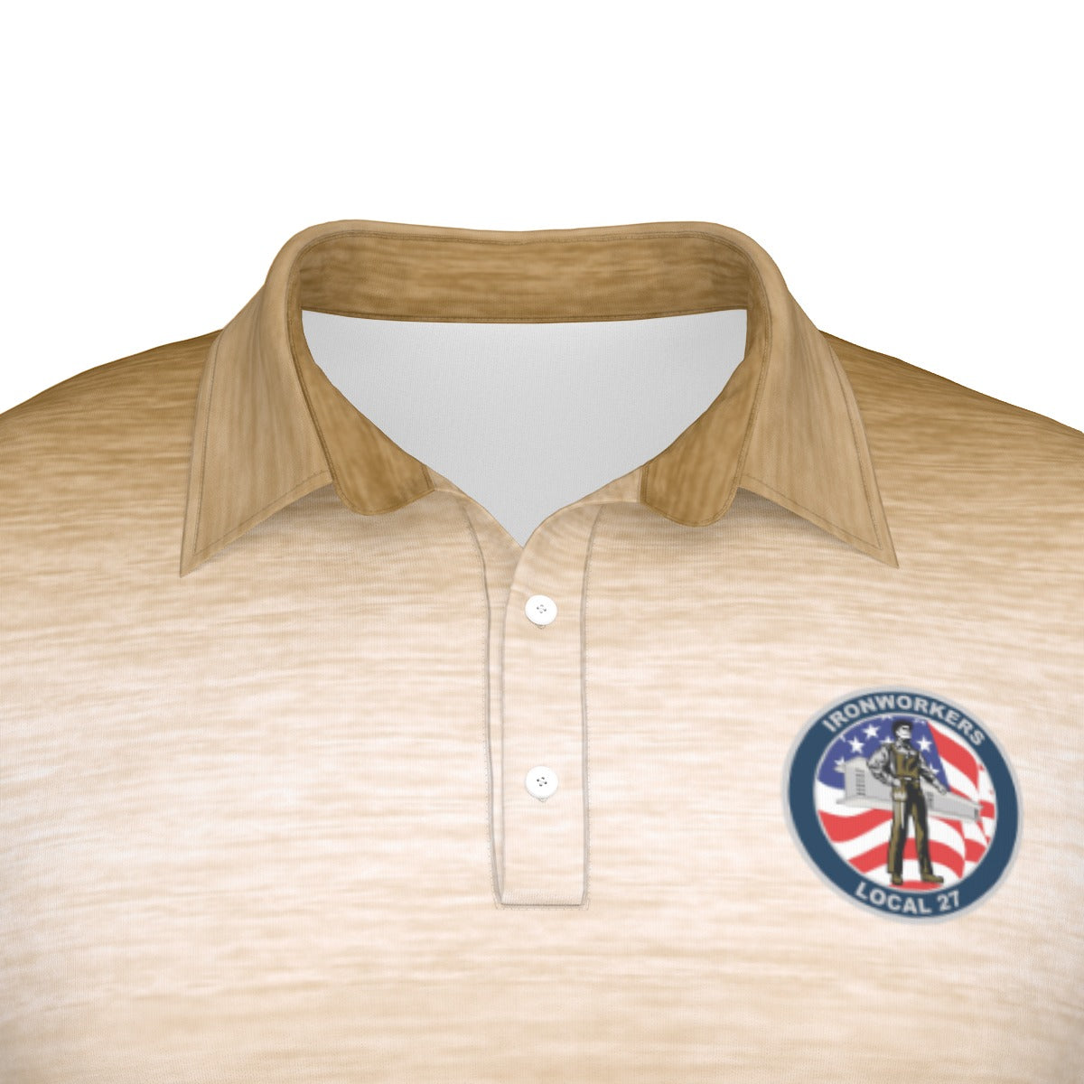 Iron Workers Brass Polo